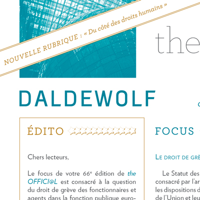 the OFFICI@L - newsletter - DALDEWOLF pour Renouveau & Démocratie - #66 - avril 2021 - détail - en-tête - Hugues de Castillo